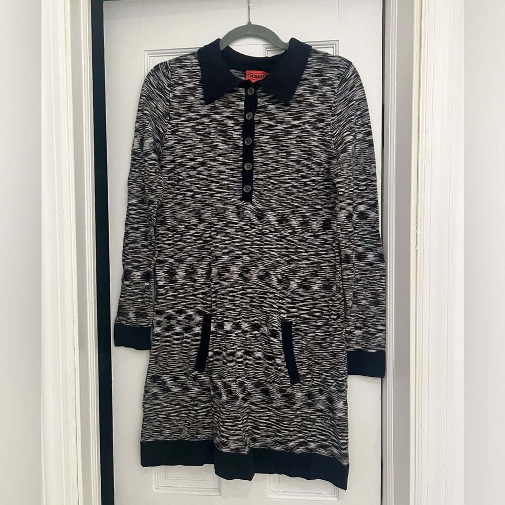 Missoni x Target L/S printed Sweater Dress